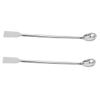 BRIGHTFUFU 2-Pack Stainless Steel Laboratory Spoons with Long Handles for Precise Dosing view 1