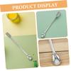 BRIGHTFUFU 2-Pack Stainless Steel Laboratory Spoons with Long Handles for Precise Dosing view 3