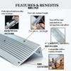 Non-Slip Stair Treads, Self-Adhesive Rubber Edge for Indoor and Outdoor Use view 3