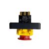 YCZ4-B Large-Mounting-Plate Electromagnetic 400 V 7-Pin Power-Failure-Protection Emergency Stop Button Switch, Replacement for KJD18 view 3