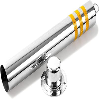 Stainless Steel Parking Bollard with Padlock
