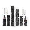 zhuguiming 10/50/100 Sets Waterproof Solar PV Connectors, 1000V/1500V DC, 30A/50A, for 2.5/4/6 mm² Wire, 9–10/11/13 AWG view 1