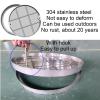 Round Concealed Manhole Cover Hook, Stainless Steel Sump Pump Cover and Frame, Split Type, 70 x 5 cm view 3