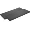 sleepling 2-Pack Bench Cushions 120 x 40 cm, Indoor & Outdoor, Dark Gray view 1