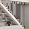 MarxaN L-Shaped Handrail for Floor and Ceiling Mounting, Straight Pipe, 85 cm view 1