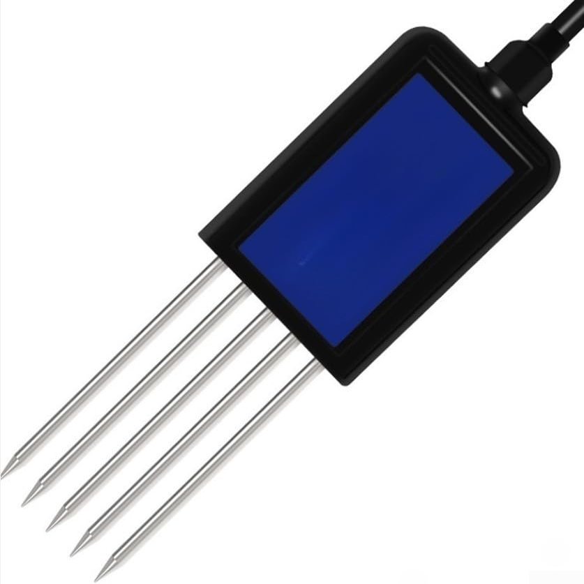 Waterproof Soil Meter with Temperature, Moisture, Conductivity, and NPK Sensor (3-in-1)