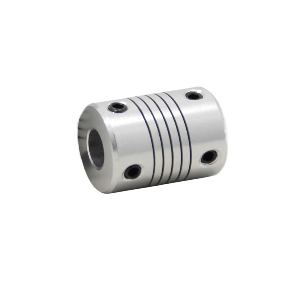 Tangerniu 5-Pack 19 x 25 mm Flexible Shaft Couplings, 5 mm to 8 mm