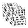 UTHCLO 8-Piece Black Self-Adhesive Waterproof Labels for Mailboxes, House Numbers, Letters and Numbers view 1