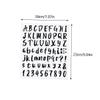 UTHCLO 8-Piece Black Self-Adhesive Waterproof Labels for Mailboxes, House Numbers, Letters and Numbers view 2