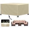 Garden Furniture Cover for Tables, Chairs & Sofas, 420D Oxford, Waterproof, 290 x 100 x 50 cm view 1