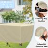 Garden Furniture Cover for Tables, Chairs & Sofas, 420D Oxford, Waterproof, 290 x 100 x 50 cm view 3