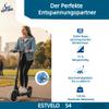 ESTVELO S4 Electric Scooter, Wide Pneumatic Tires, Up to 20 km/h, 30 km Range, Foldable view 2
