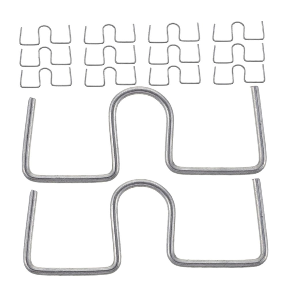 Yardwe 40-Piece Fruit Tree Branch Training Clips, Galvanized Metal, Silver