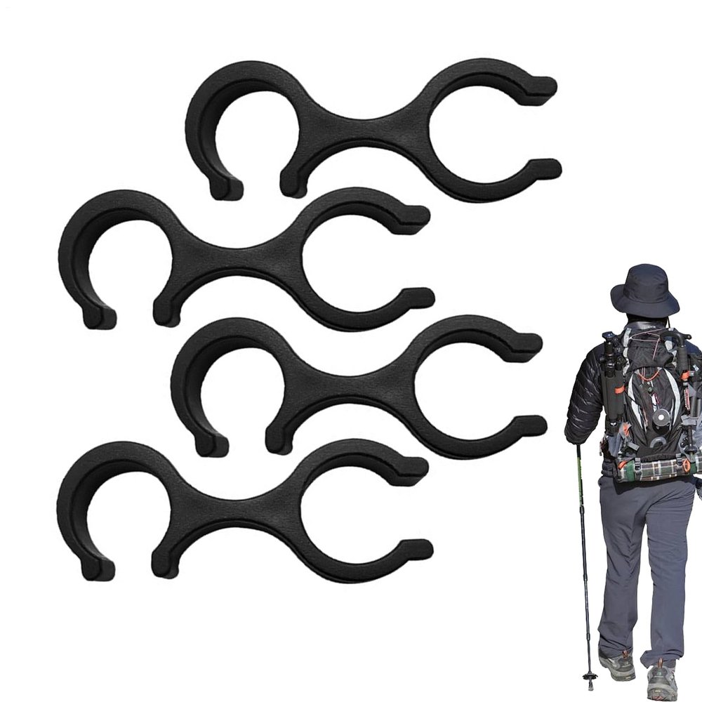 Trekking Pole Clip with 8-Shaped Buckle