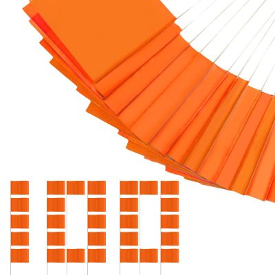 Highly Visible Small Weatherproof Marking Flags