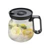 473 ml Heat-Resistant Glass Coffee Mug with Handle and Lid view 1