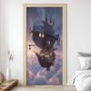 3D Self-Adhesive Spaceship Door Wallpaper, Waterproof Vinyl, 95 x 210 cm view 4