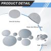 sourcing map 2-Pack Round A36 Steel Plates, 2 mm x 20.3 cm, Black, Hot-Rolled, Weldable view 3