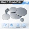sourcing map 2-Pack Round A36 Steel Plates, 2 mm x 20.3 cm, Black, Hot-Rolled, Weldable view 4