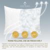 FAM Home 80 x 80 cm Pillow, Washable and Breathable view 4