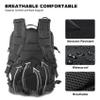 Owwasd 45L Military Backpack for Men, Waterproof Tactical Hiking Backpack, Black view 3