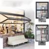 KAXLDHH Vertical Sliding Window with Locking Handle, Aluminum Service Window for RVs, 38 x 40 in/97 x 102 cm view 1