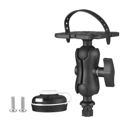 Fafeims Kayak Fish Finder and Camera Mount, Clamp Assembly with 360-Degree Rotating Ball-Joint Holder, Easy Installation, Premium Nylon