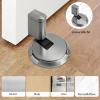 TAIVIN Adjustable Floor Door Stopper, Metal, No Drilling view 2