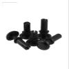 20-Piece Black Nylon Plastic R-Type Expansion Rivet Clips, Screw Nuts, and PCB Fasteners R2024-R6080 (R2056, 20 pcs) view 4
