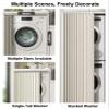 ZASEZOD Self-Adhesive Sliding Cabinet Curtain, Water-Resistant, Sun-Blocking, Green, 50 x 50 cm view 2