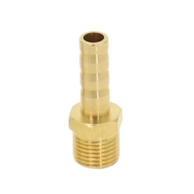 JIEYUZYUO 1-Pc. Brass Pipe Fitting, 4–12 mm Hose Connector, M10–M20 Metric Male Thread, 8 mm to M16×1.5