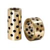 JDB Linear Graphite-Copper Bearing Set, 20 mm ID, Self-Lubricating Bronze Bushings, 2 Pieces, 20 x 26 x 25 mm view 2