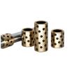 JDB Linear Graphite-Copper Bearing Set, 20 mm ID, Self-Lubricating Bronze Bushings, 2 Pieces, 20 x 26 x 25 mm view 3