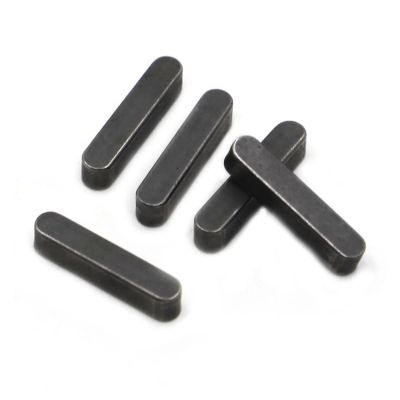 10-Pack Round-Ended Parallel Keys for Drive Shafts, 4 × 4 × 16 mm