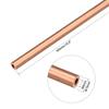 GTPBAO 0.32" ID, 0.4" OD Copper Round Tube, 10 mm/8 mm, 500 mm Long, Seamless Straight Tube view 2