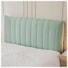 YUEZHONG Linen Headboard Cover for Full-Size King and Queen Beds, Padded Linen Headboard Protector, Dust-Resistant Dorm Decor, Lake Green, 200 x 60 cm (79 x 24 in) view 1