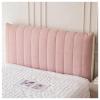 YUEZHONG Linen Headboard Cover for King and Queen Beds, Pink, 200 x 80 cm view 1