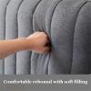 YUEZHONG Linen Headboard Cover for King and Queen Beds, Pink, 200 x 80 cm view 3