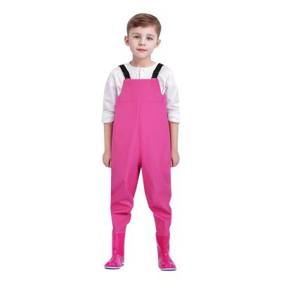 2025 Kids' Fishing Waders with Boots, Waterproof Hunting Waders (5–6 Years)