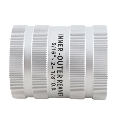 Bamjour Pipe Reamer, Stainless Steel, 1/4 to 2 1/8 in, PVC Pipe Deburring Tool