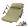 Electric Adjustable Bed Backrest with Remote, 300 kg Capacity, 2–80°, Gray/Green, 120 × 75 cm view 1