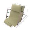 Electric Adjustable Bed Backrest with Remote, 300 kg Capacity, 2–80°, Gray/Green, 120 × 75 cm view 2