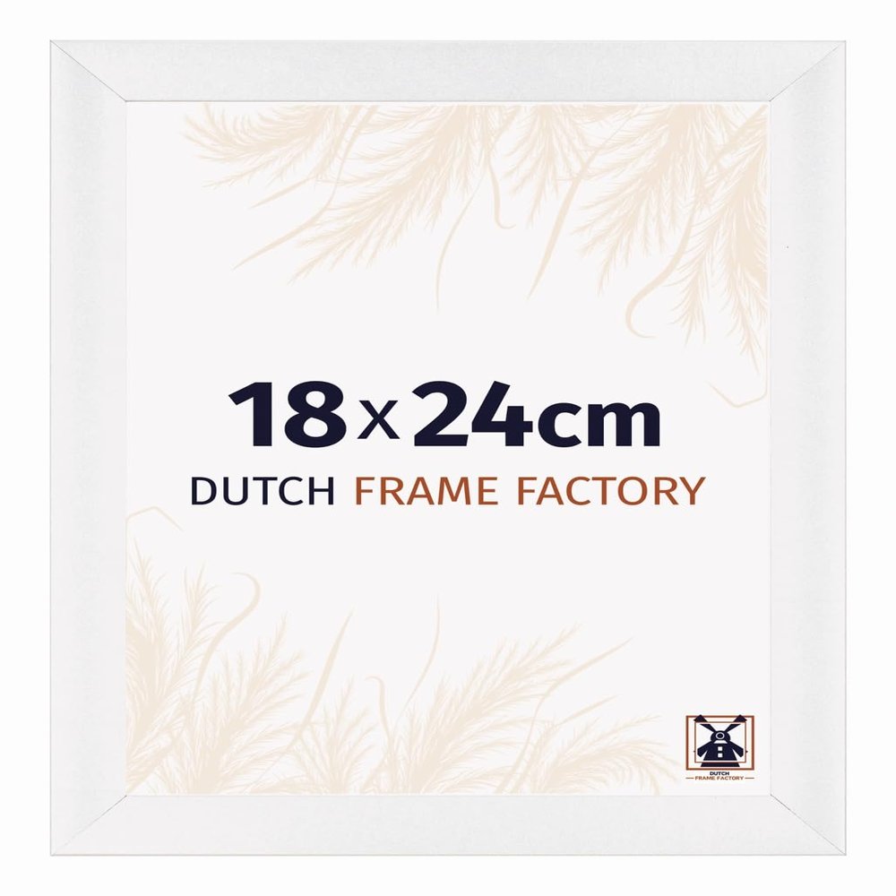 Dutch Frame Factory - Picture Frame 18x24 cm, High-Gloss White - MDF