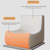 Relaxed Sofa for Bedroom or Living Room, White view 3
