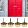 4PCS Antique Brass Upholstery Tacks, Decorative Round-Head Furniture Nails for Sofas and Chairs view 3