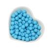 Aniyan 500-Piece Colorful Round Acrylic Beads, 8 mm, with Holes for DIY Jewelry Making, Bracelets and Necklaces (Sea Blue) view 1