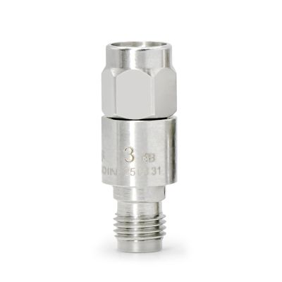 TOJOIN 12.4 GHz 3 dB RF Coaxial Attenuator, 2 W, 50 Ohm, SMA Plug to Jack, 5-Pack