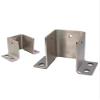 304 Stainless Steel Post Holder Anchor, Universal 3-Sided Support Bracket for Deck Fences, with Screws, 96 x 96 x 80 mm (3.8 x 3.8 x 3.15 in) view 3