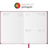 Dohe 2026 Portuguese Agenda, Daily View, A5 (14 x 20 cm), Hardcover, Bookmark, Sintra Bordeaux view 2
