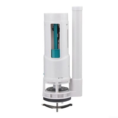 Water-Saving Dual-Flush Valve, White, Adjustable Height, ABS